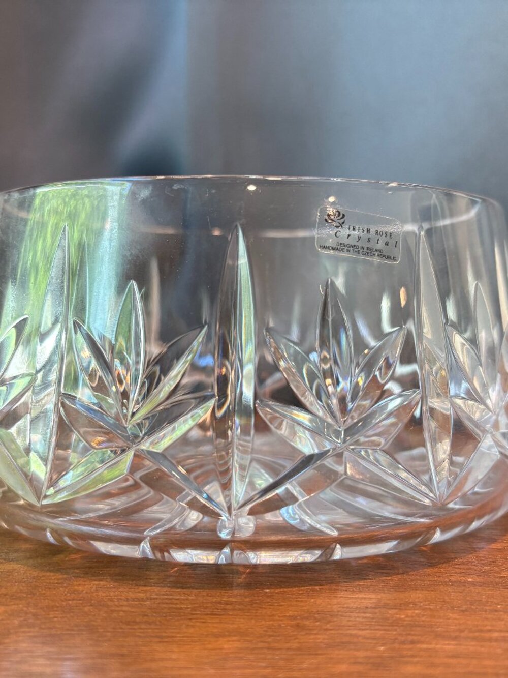Irish Rose Crystal 6" Lead Serving Bowl